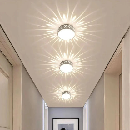 Slim Round LED Overhead Light Fixture - Halri