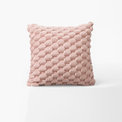 Lush Textured Throw Pillow 45x45 cm – Ultra-Soft Decorative Couch Pillow for Elegant Interiors 1