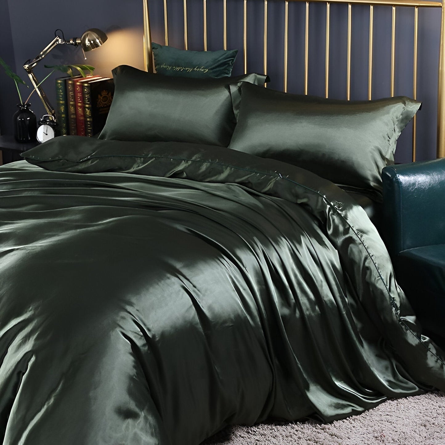 Halri | Premium Silk Duvet Cover Gentle Easy Care