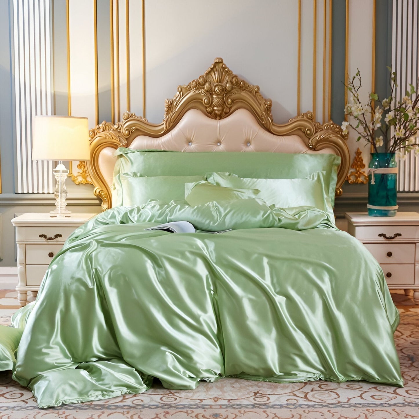 Luxurious Soft Silk Bedding Cover