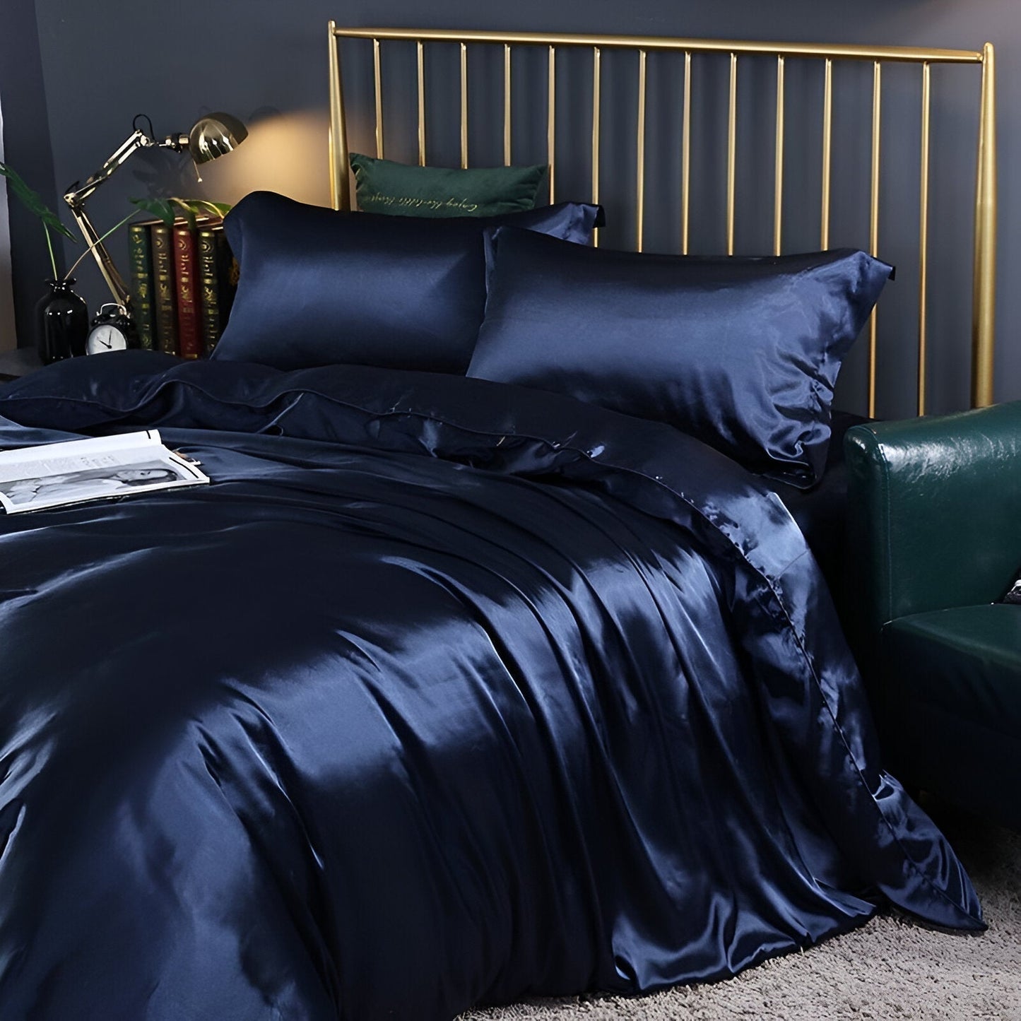Halri | Premium Silk Duvet Cover Gentle Easy Care
