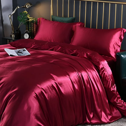 Luxurious Soft Silk Bedding Cover