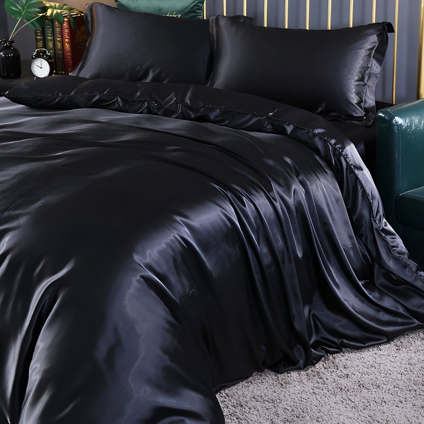 Halri | Premium Silk Duvet Cover Gentle Easy Care