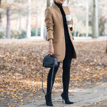 Classic Fit Mandarin Neck Jacket
