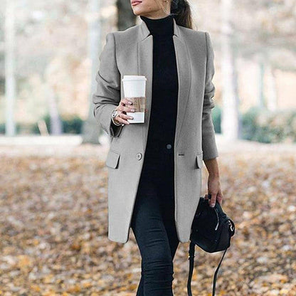 Classic Fit Mandarin Neck Jacket