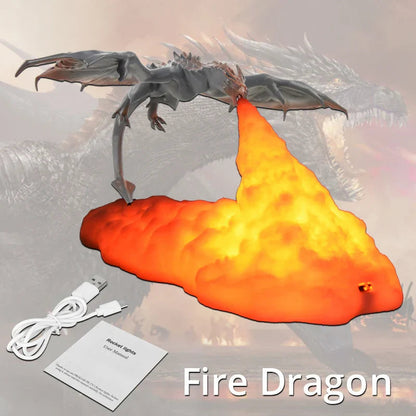 Cool Dragon Table Lamp