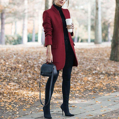 Classic Fit Mandarin Neck Jacket