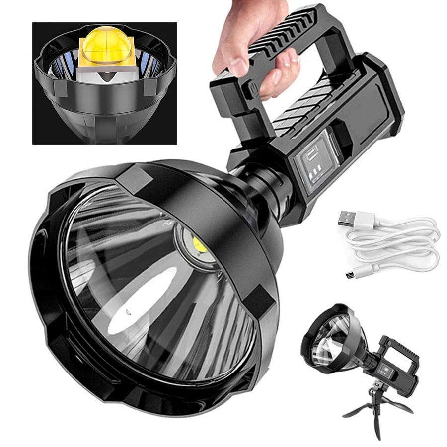 Bright Portable Rechargeable LED Torch - Halri