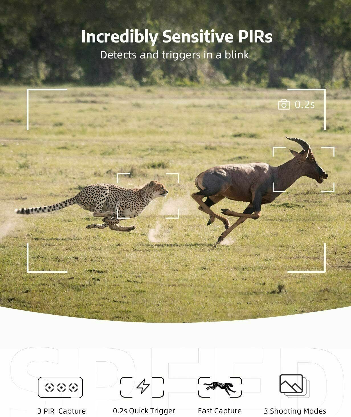 Motion Activated Outdoor Night Vision Game Camera
