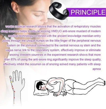 Stop Snoring Magnetic Sleep Aid Ring