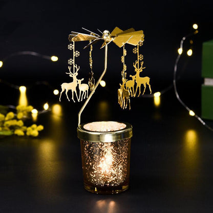 Rotating Metal Candle Displays
