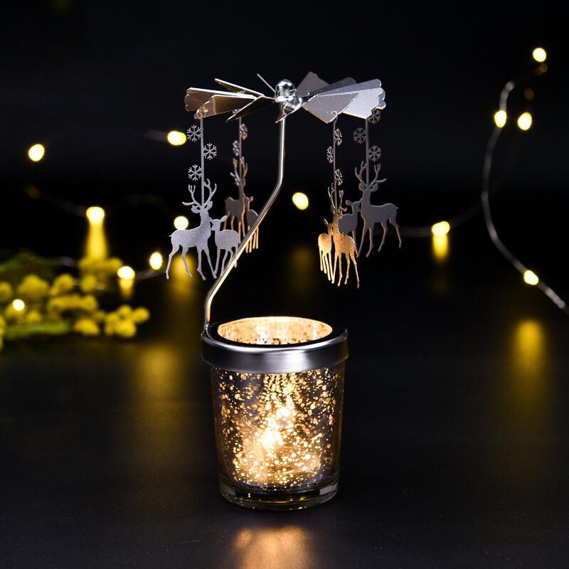 Rotating Metal Candle Displays
