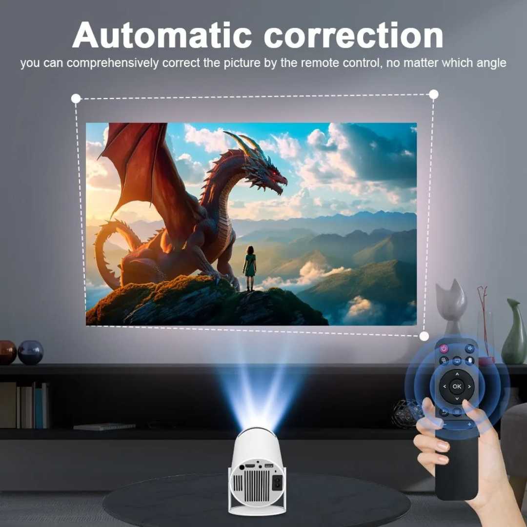 Compact HD Home Theater Projector with Remote