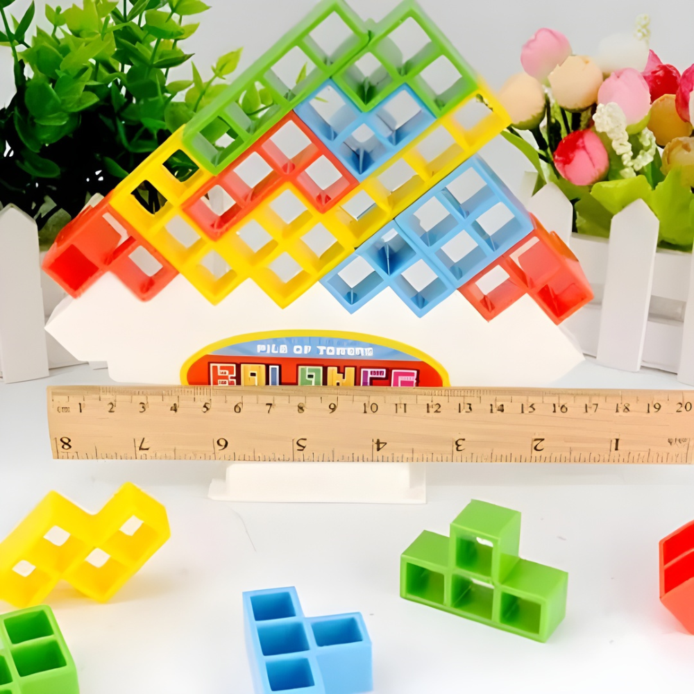 Fun Colorful Magnetic Stacking Block Game