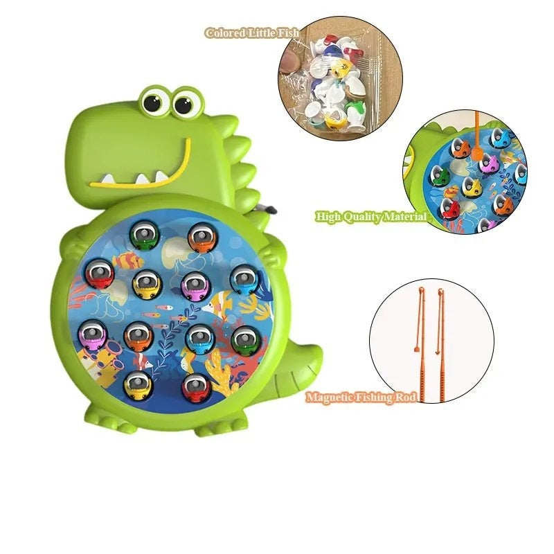 Magnetic Fishing Toy with Colorful, Safe & Fun Multiplayer Game for Ages 3+