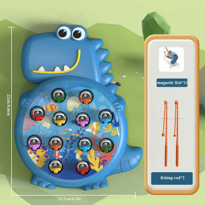 Magnetic Fishing Toy with Colorful, Safe & Fun Multiplayer Game for Ages 3+