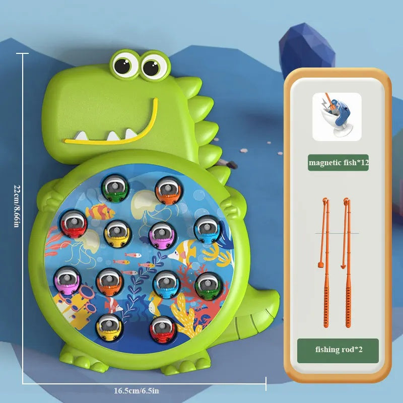 Magnetic Fishing Toy with Colorful, Safe & Fun Multiplayer Game for Ages 3+