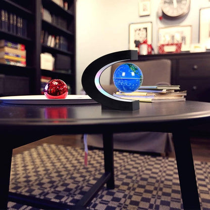 Magnetic Floating Globe With LED Light, Modern Design, Eye-Catching Home & Office Decor