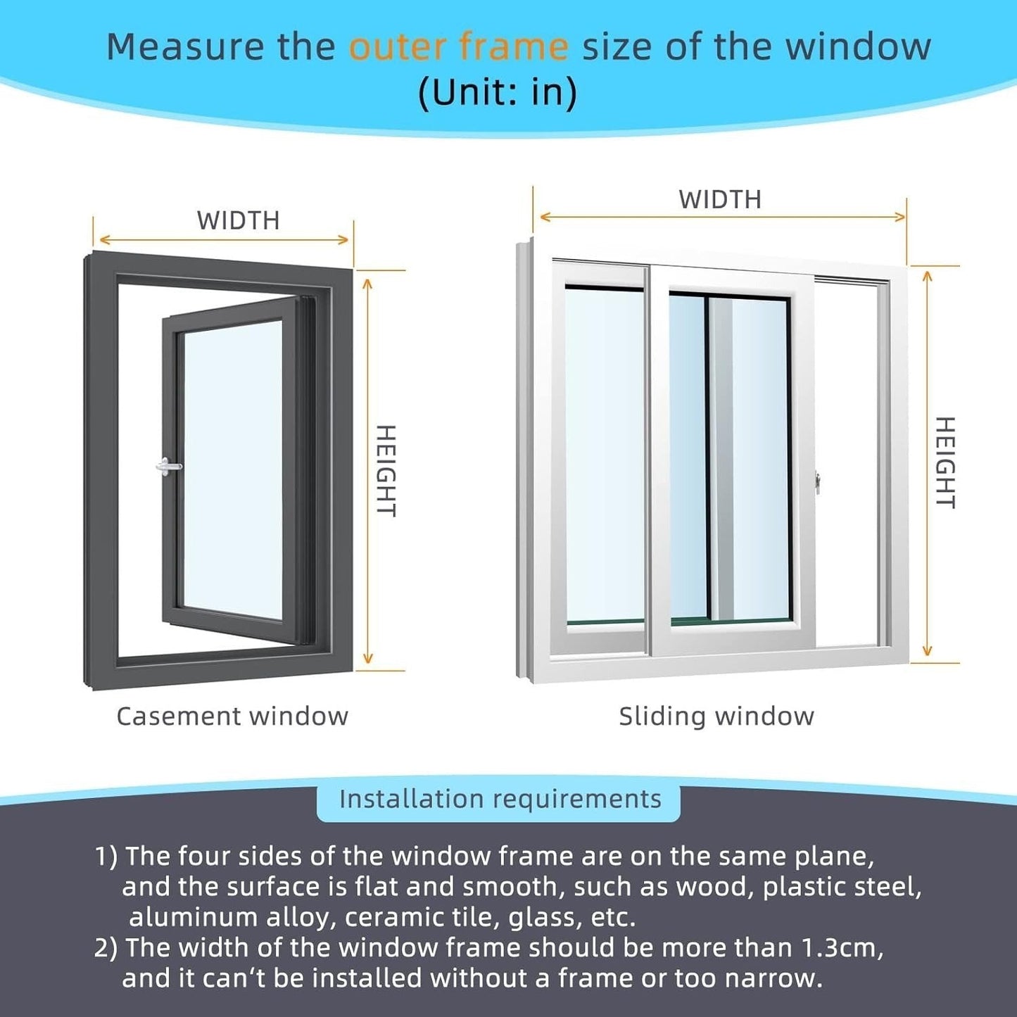 Magnetic Window Screen - Adjustable Fly Screen for Windows With Breathable, Easy Install, Adjustable, Self-Adhesive