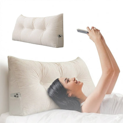 Comfortable Bed Wedge Pillow for Back Support