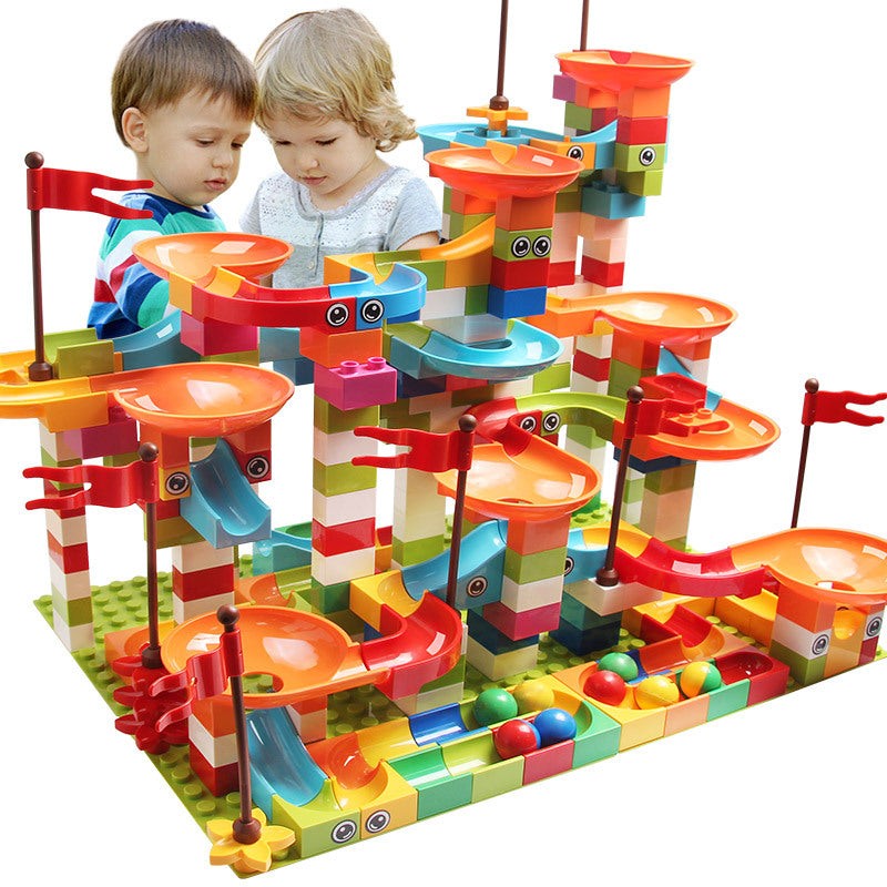 Fun Marble Run Building Toy Set for Kids - Halri