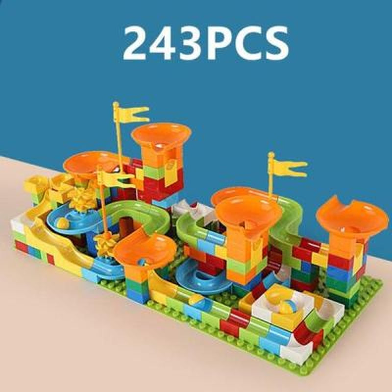 Fun Marble Run Building Toy Set for Kids