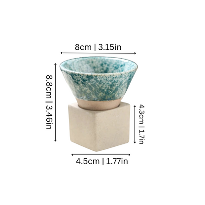 Traditional Japanese Style Coffee Tea Mug Set