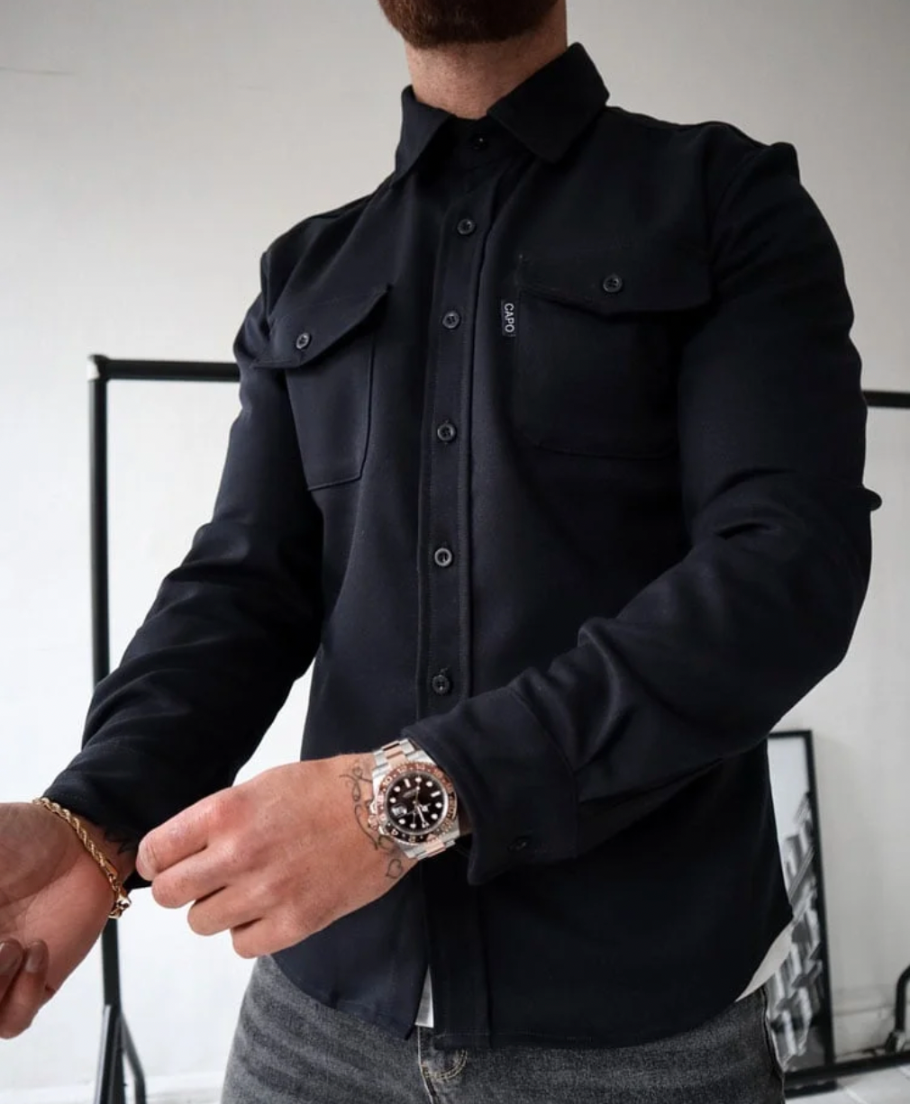 Timeless Men's Long Sleeve Casual Shirt