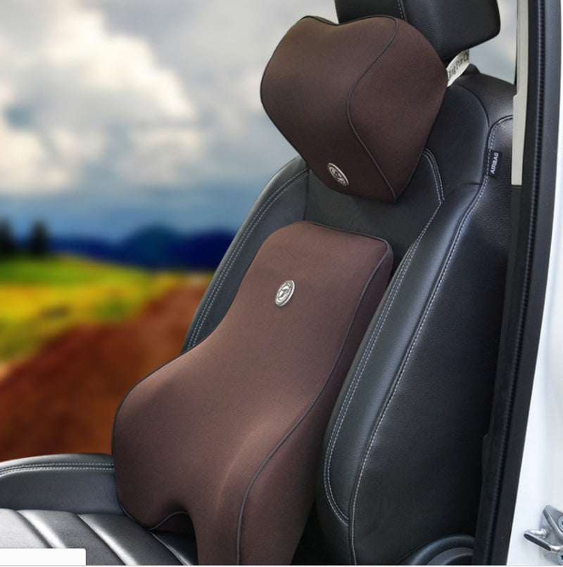 Comfortable Car Support Cushion Pillow Set