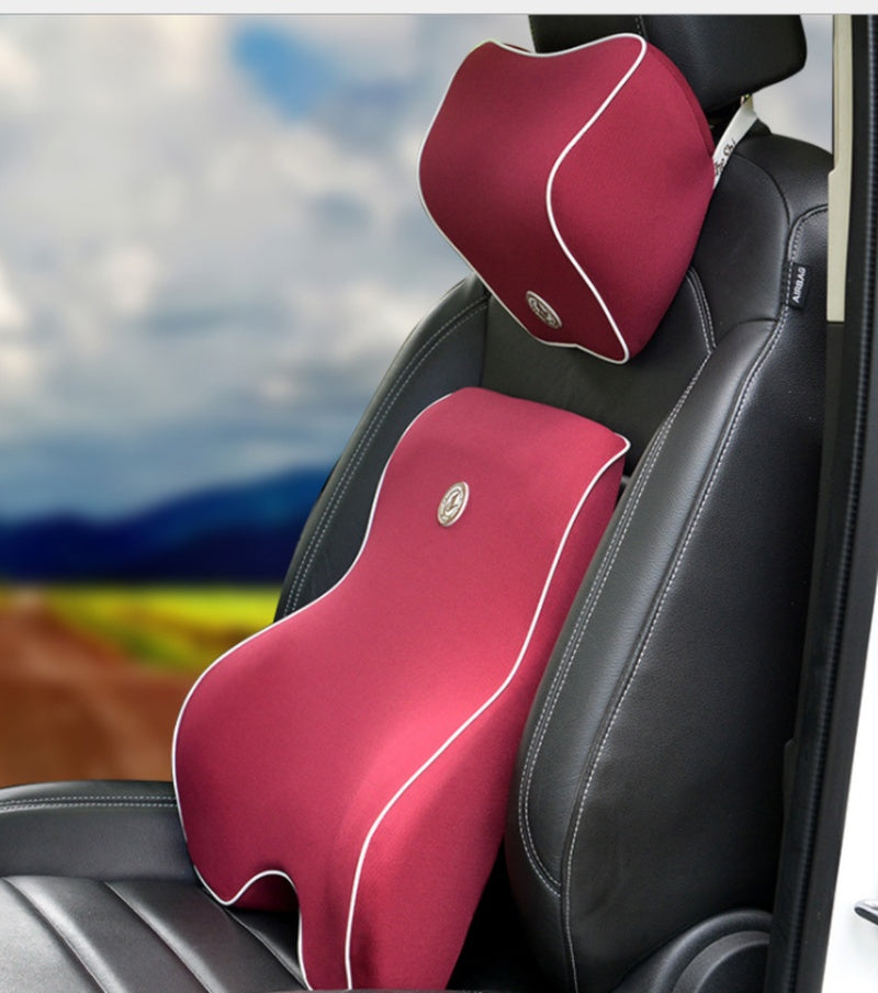 Comfortable Car Support Cushion Pillow Set