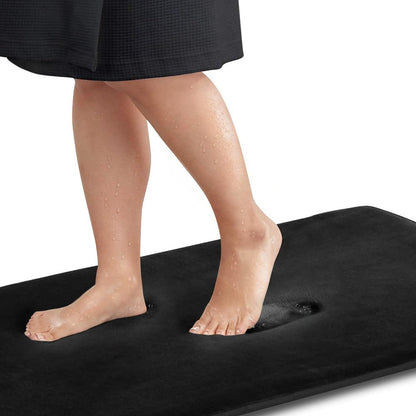Soft Grip Anti-Slip Bath Mat - Fast Dry Bathroom Mat - Halri