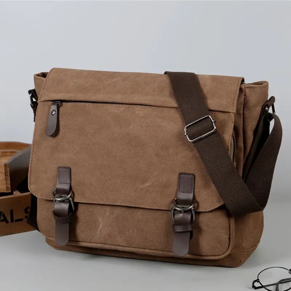 Leather Look Casual Crossbody Messenger Bag