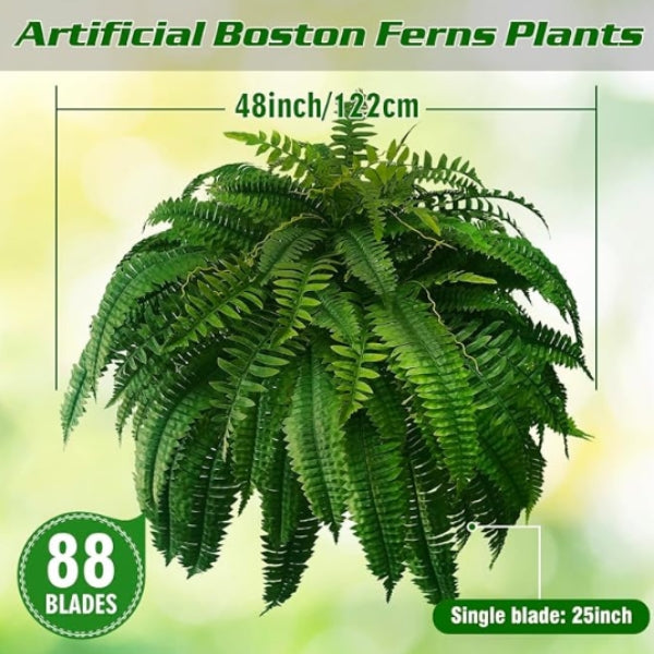 Durable Outdoor Artificial Fern Plant