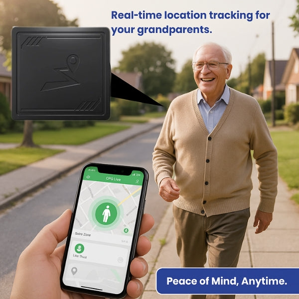 Easy GPS Tracker for Elderly with Fall Alerts