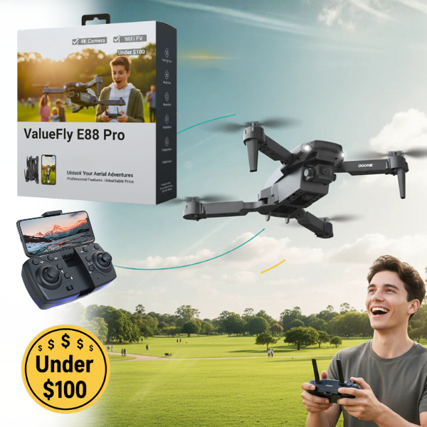 Beginner 4K Quadcopter Drone Foldable Stable Flight - Halri
