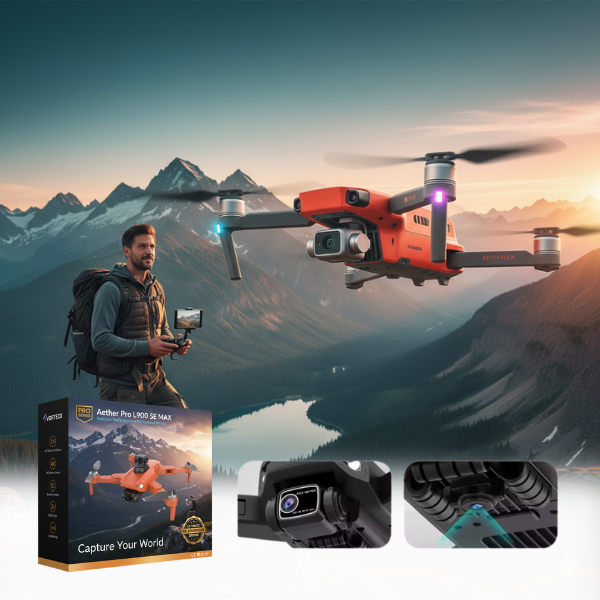 High Tech 4K GPS Drone with 360 Safety Sensor - Halri