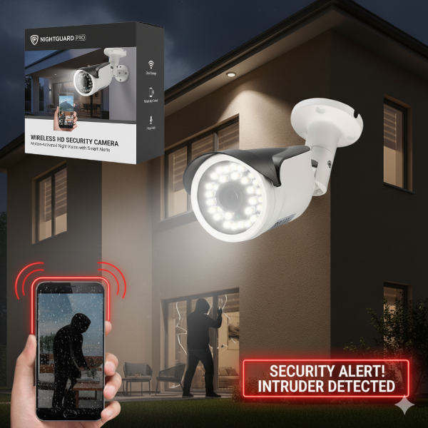 Outdoor Home Security Camera with Night Vision - Halri