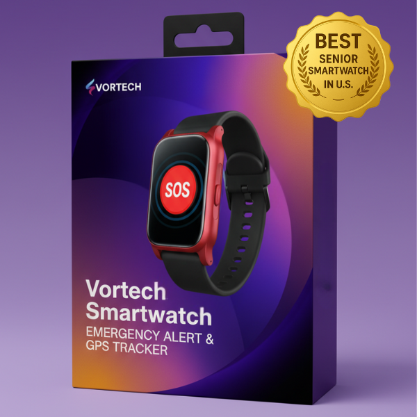 Easy-to-Use GPS Watch for Seniors with SOS Alert