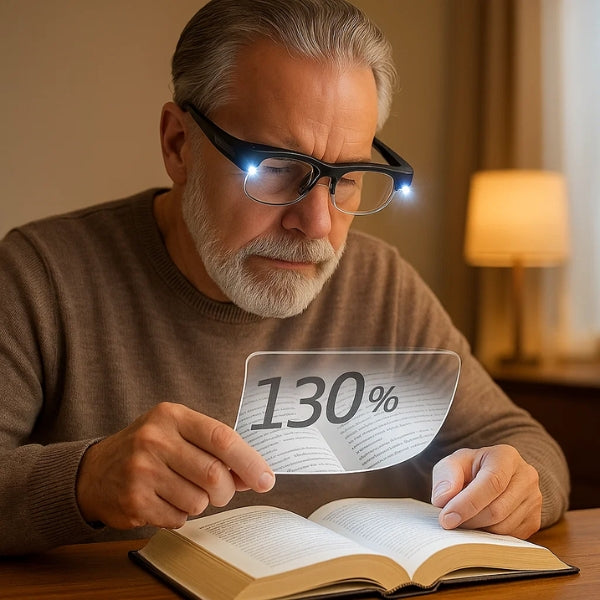 Bright LED Magnifying Lamp for Reading and Crafts - Halri