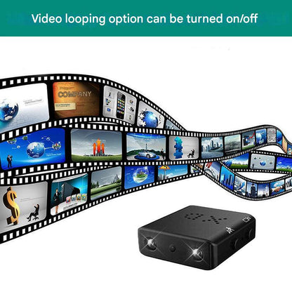 Compact WiFi Home Security Camera with Night Vision