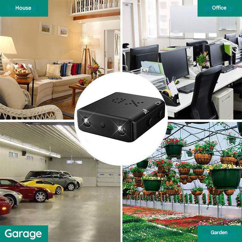 Compact WiFi Home Security Camera with Night Vision