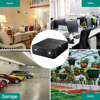 Compact WiFi Home Security Camera with Night Vision