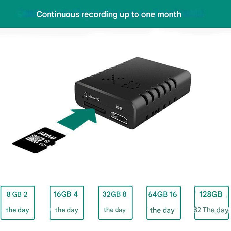 Compact WiFi Home Security Camera with Night Vision