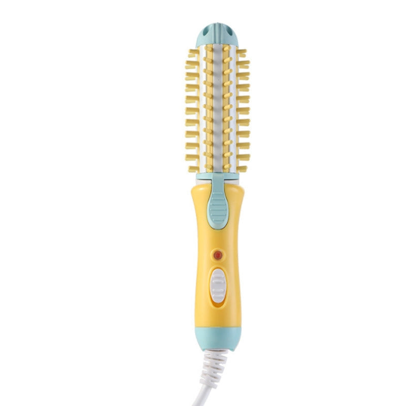 Mini Curling Iron Brush, Mini Hair Straightener Brush, Tourmaline Ceramic Travel Size Hair Curler