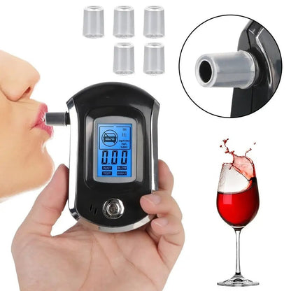 Portable Breathalyzer Alcohol Tester with LCD Display - Halri