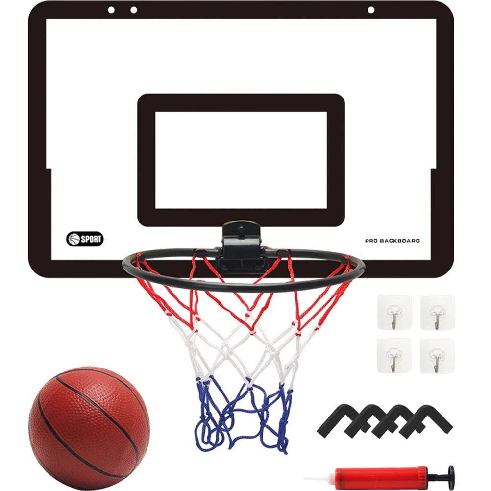 Mini Basketball Hoop with Indoor & Outdoor, Foldable, Silent, Durable Plastic For Ages 3+