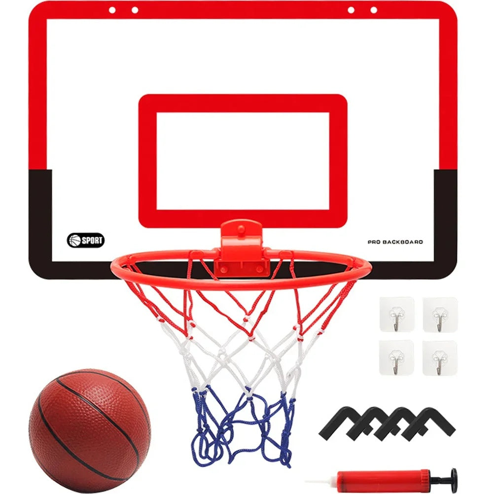 Mini Basketball Hoop with Indoor & Outdoor, Foldable, Silent, Durable Plastic For Ages 3+