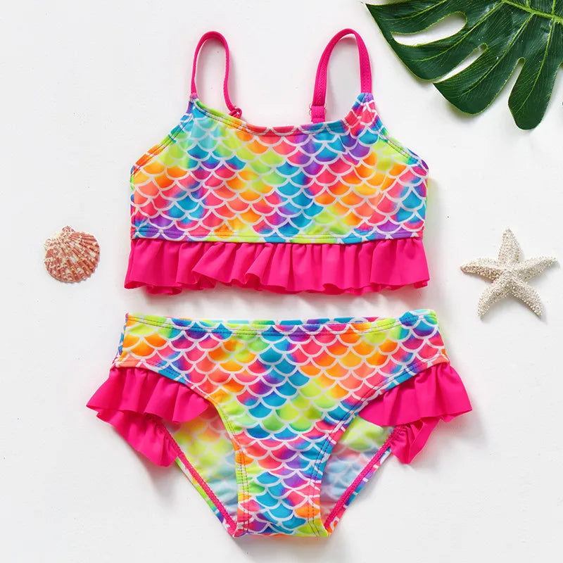 Girls' Cute Mini Swim Bikini Set