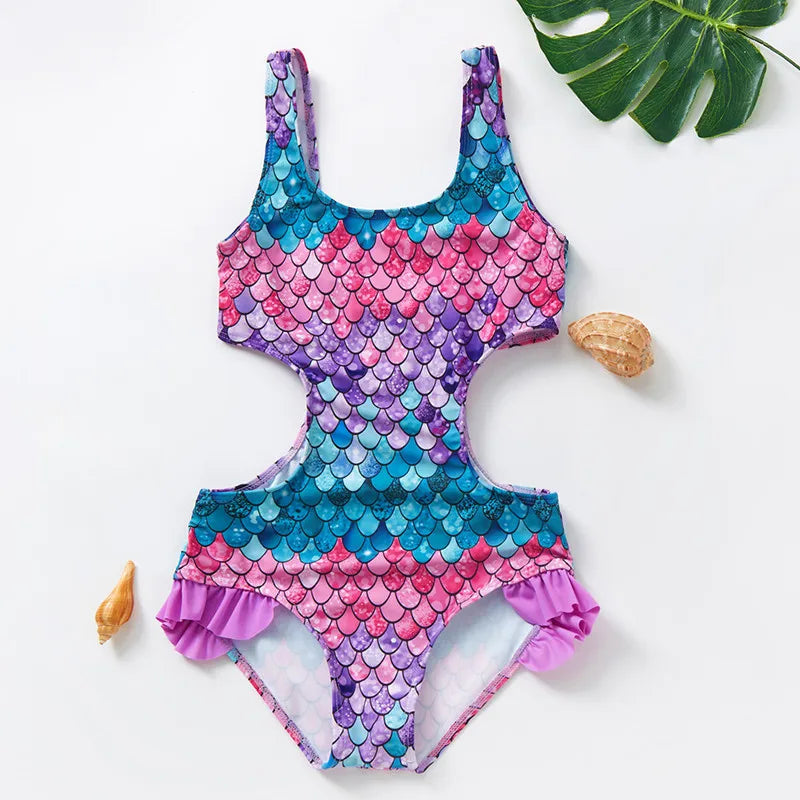 Girls' Cute Mini Swim Bikini Set