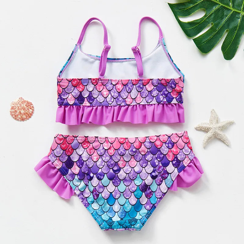 Girls' Cute Mini Swim Bikini Set